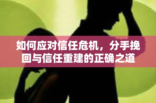 如何应对信任危机，分手挽回与信任重建的正确之道