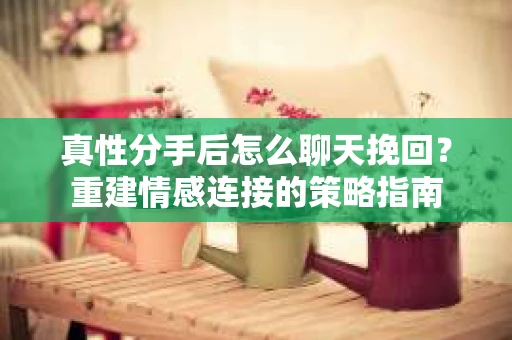 真性分手后怎么聊天挽回？重建情感连接的策略指南