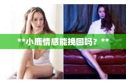 **小鹿情感能挽回吗？**