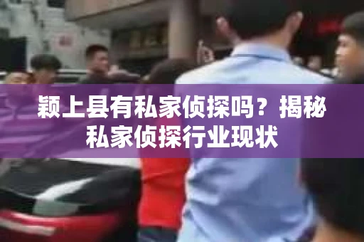 颖上县有私家侦探吗？揭秘私家侦探行业现状