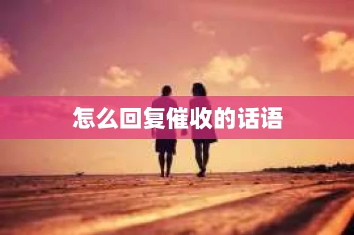 怎么回复催收的话语