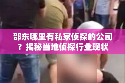 邵东哪里有私家侦探的公司？揭秘当地侦探行业现状