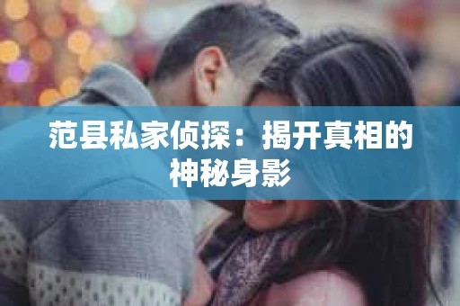 范县私家侦探：揭开真相的神秘身影