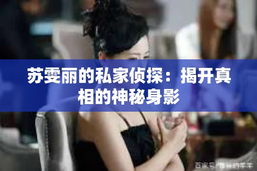 苏雯丽的私家侦探：揭开真相的神秘身影