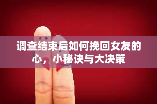 调查结束后如何挽回女友的心，小秘诀与大决策