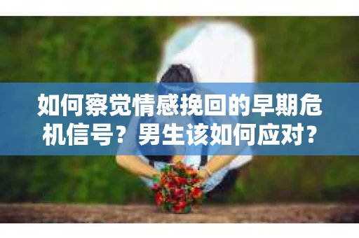 如何察觉情感挽回的早期危机信号？男生该如何应对？